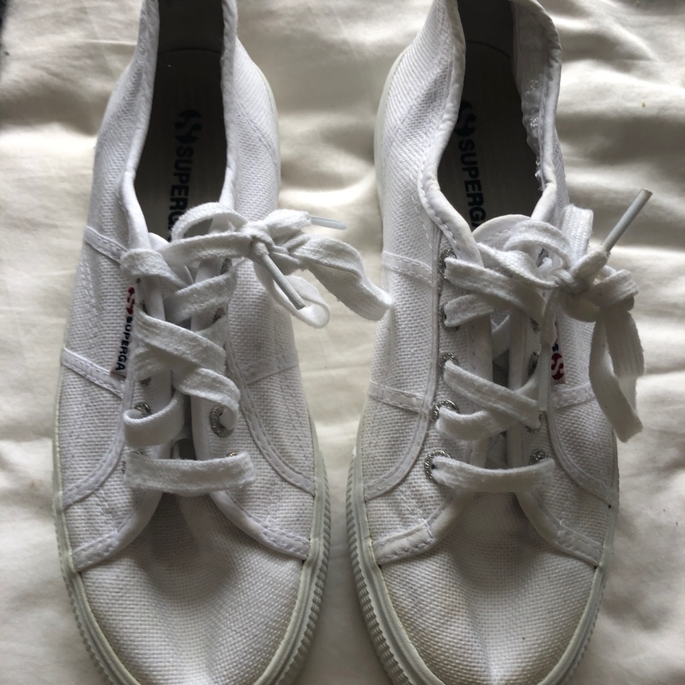 White Supergas platform size 38